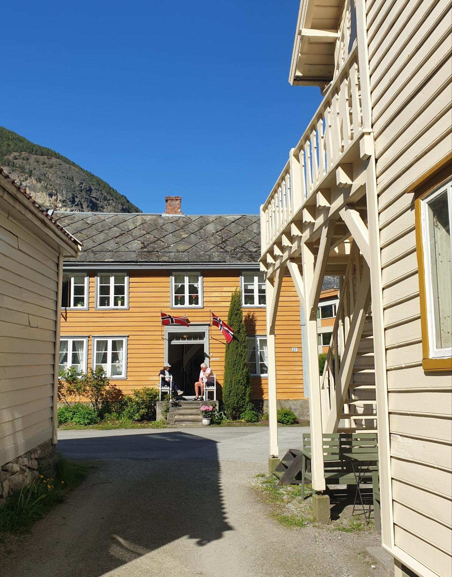 Kvammehuset Pa Gamle Laerdalsoyri Villa Eksteriør bilde