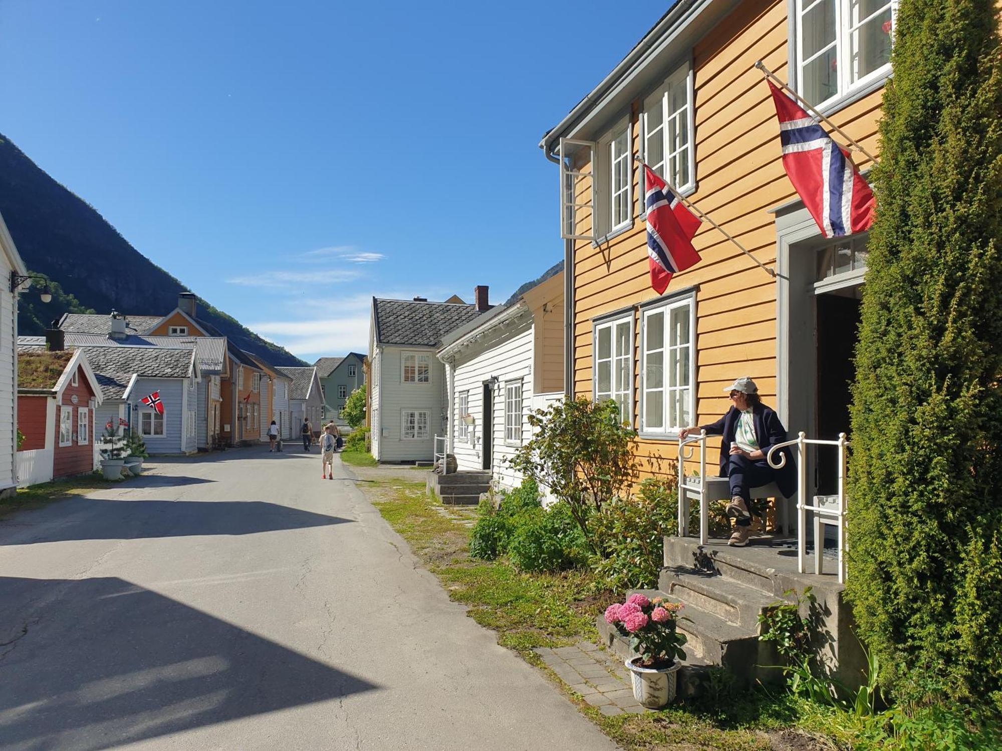 Kvammehuset Pa Gamle Laerdalsoyri Villa Eksteriør bilde