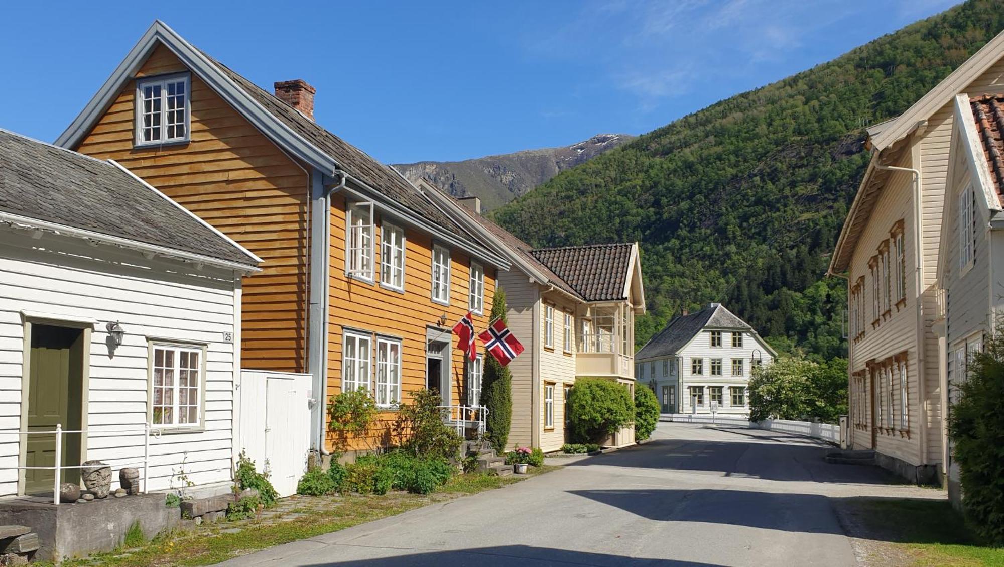 Kvammehuset Pa Gamle Laerdalsoyri Villa Eksteriør bilde